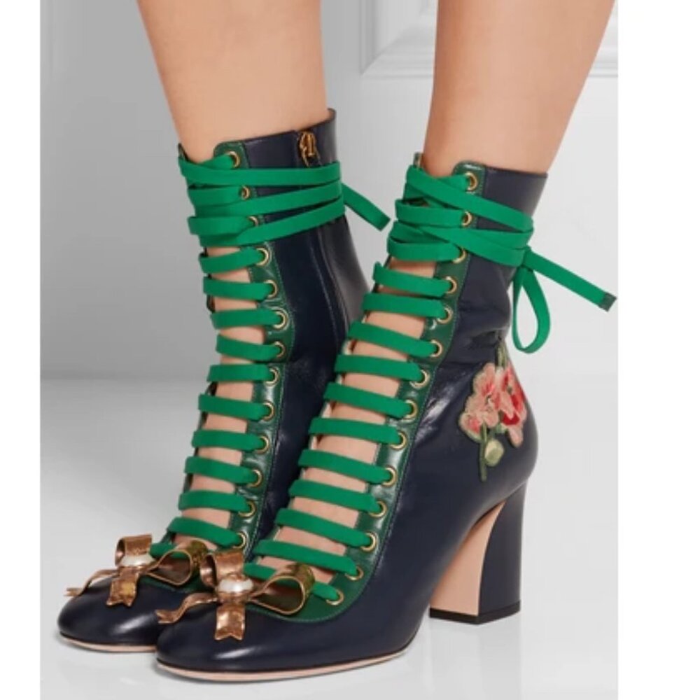 RUNWAY SUPER RARTE GUCCI BOOTS SIZE 38.5 IT, 7.5 or 8 US